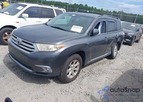 2012 Toyota Highlander Se V6 из США, поврежденный, VIN 5TDZK3EH4CS073584